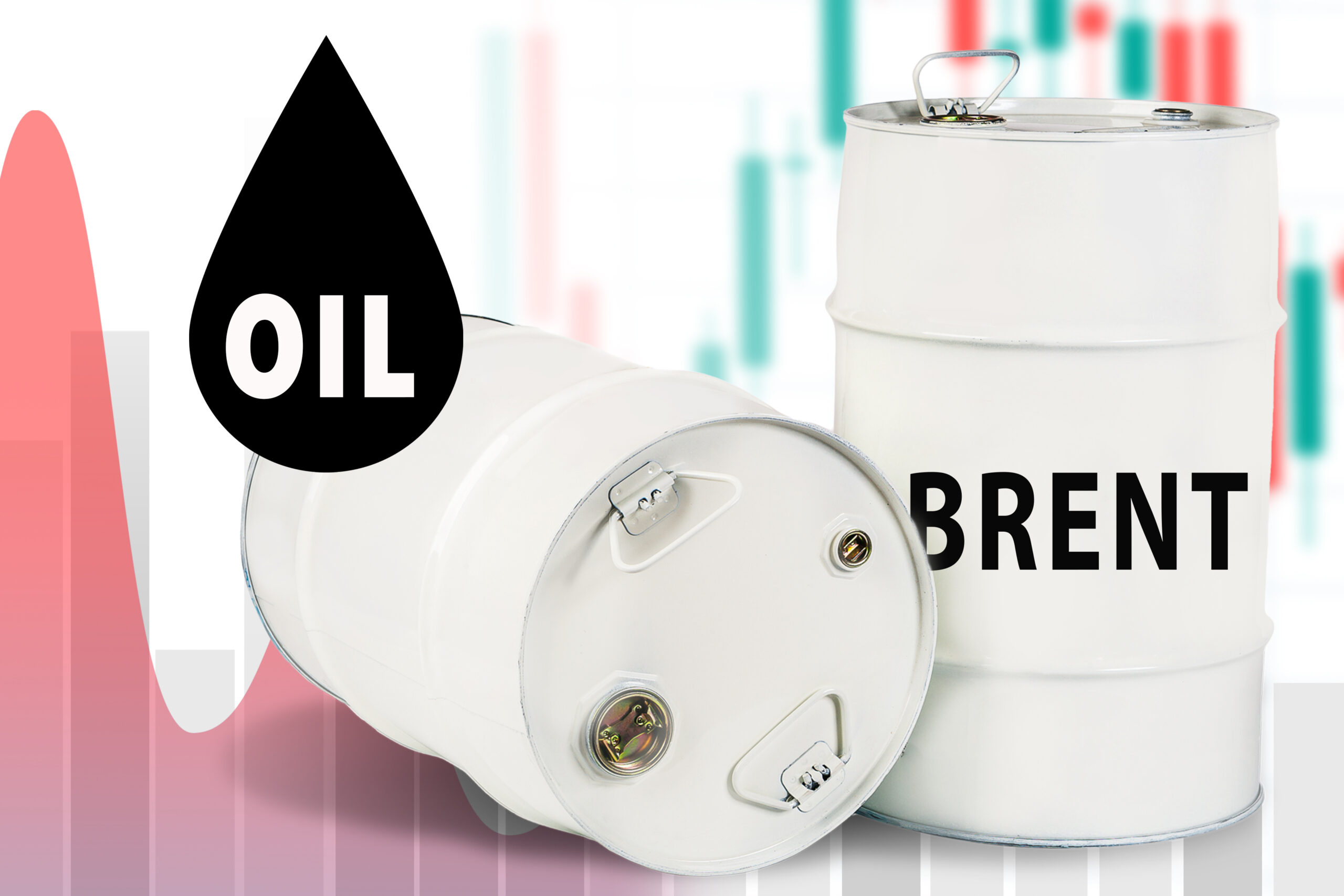 Cost,Of,Brent,Crude,Oil.,Inscription,Petroleum.,Brent,Logo,On - Wattco